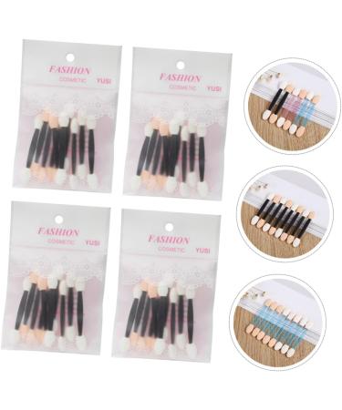 FRCOLOR 40pcs Sponge Stick Eyeshadow Stick Mini Cosmetic Eyeshadow Applicator Brush Mix - Buy Online on GoSupps.com