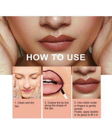 CESGIGO Removable Lip Liner Plump Lip Lines Waterproof and Removable Lip Liner Long-lasting Lip Liner that Does Not Lose Lip Makeup (3pcs Muticolor) - Buy Online on GoSupps.com
