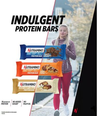 Protein Bar 55g (12x55g) Crispy Vanilla & Caramel - Buy Online on GoSupps.com