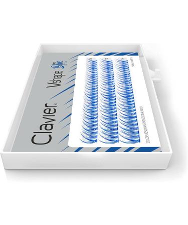 Clavier False Eyelashes in Tufts V-Shape Fishtail C-Curl Coloured | Kardashian Effect | 10 Eyelashes in a Tuft | Various Lengths from 10 to 14 mm | Colour Edition - Blue - Buy Online on GoSupps.com