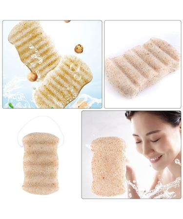 Buy Healifty Konjac Sponges - Natural Bath & Facial Exfoliator Pads for Kids Women & Men - Eco-Friendly Shower Scrubber - Buy Online on GoSupps.com