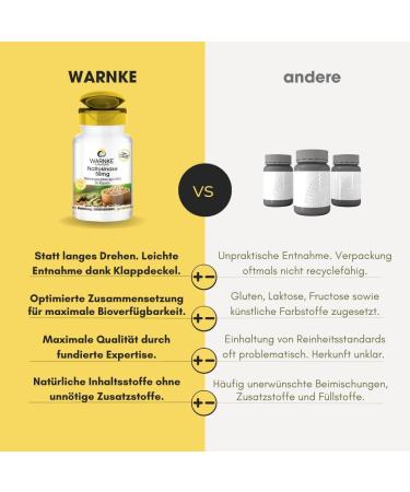 Nattokinase Capsules 50mg - 2000 FU Daily - 60 Capsules | Warnke Vitalstoffe - Premium German Pharmacy Quality for Heart Health - Buy Online on GoSupps.com