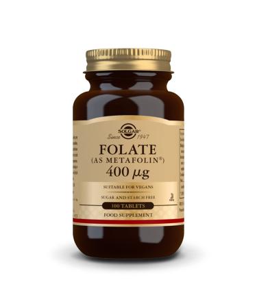 Folate 666 MCG DFE (Metafolin 400 MCG) Tablets - 100 Count 100 Count (Pack of 1) - Buy Online on GoSupps.com
