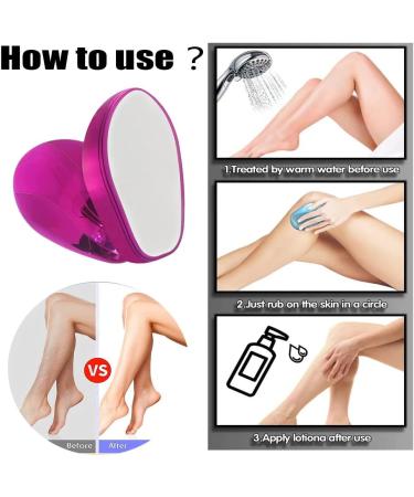 Shop Aomaigad Nano Hair Remover - Painless Crystal Hair Removal Tool for Women | Perfect for All Body Parts (Pink) - Buy Online on GoSupps.com