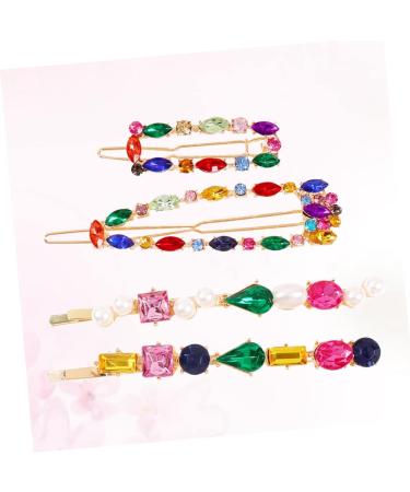 FRCOLOR Girl Hair Clips bang clip barrettes for women stylish hairpin diamond bobby pin rhinestone barrette pin decorations bridal clip pearl pin clip button bride Colored Hair Clips - Buy Online on GoSupps.com