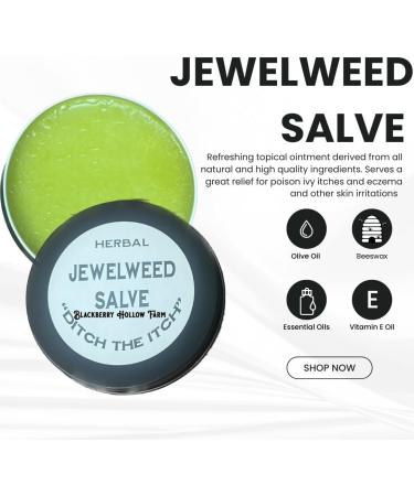 Miracle Jewelweed Salve | Natural Relief for Poison Ivy Oak Sumac & Insect Bites | Fast-Acting Itch Soother | Ideal for Outdoor Lovers | 1 oz - Buy Online on GoSupps.com
