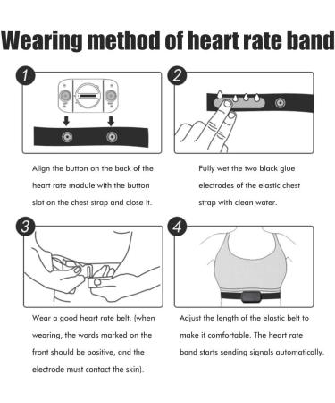 Yuandan Bluetooth Heart Rate Monitor Belt - Waterproof HR Sensor with Adjustable Replacement Tape - Compatible with ANT+ - Red - Buy Online on GoSupps.com