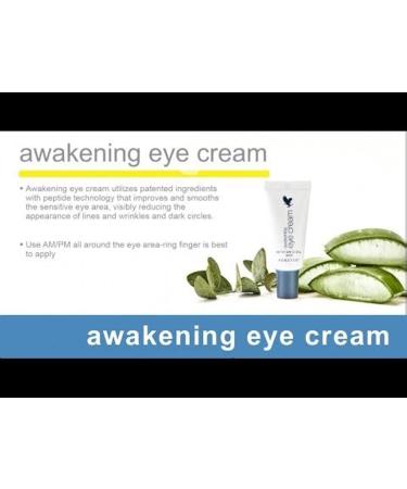 Forever Living Awakening Eye Cream - Collagen & Peptide Wrinkle Reducer - Vegan Gluten-Free - 0.74 Fl Oz - Reduce Dark Circles - Buy Online on GoSupps.com
