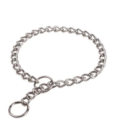 SGODA Chain Dog Training Choke Collar 22 inch, 3.0mm