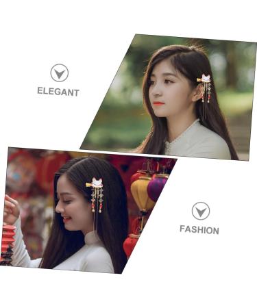 COHEALI 2 pairs hair jewelry rite ball goen party hair clips for girls hair styling accessories girls hair accessory flower girl the bell walk headgear women's hair accessories alloy - Buy Online on GoSupps.com