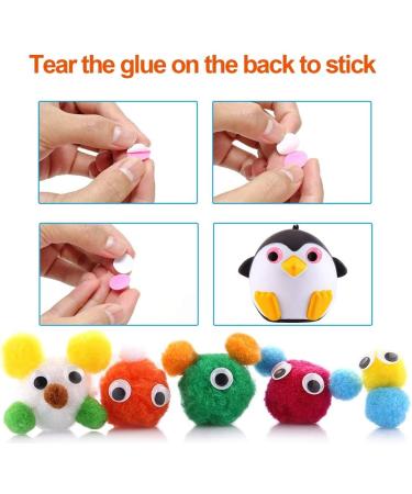 1620pcs Googly Wiggle Eyes Self Adhesive - Multi Colors & Sizes for DIY Crafts | ZZYI - Buy Online on GoSupps.com