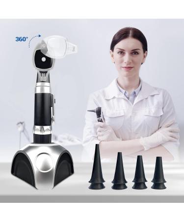 Scian Otoscope with Light - Professional Ear Care Tool for Adults Children & Pets | Fiber Illumination Pocket Otoscope Set (Black) - Buy Online on GoSupps.com