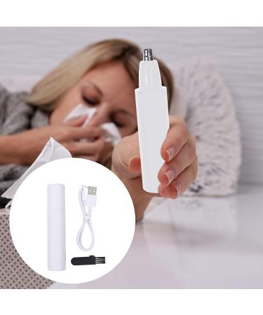 1pc Portable Ear & Nose Hair Trimmer White Nose Hair Remover & Clipper Tool for Personal Grooming - Buy Online on GoSupps.com