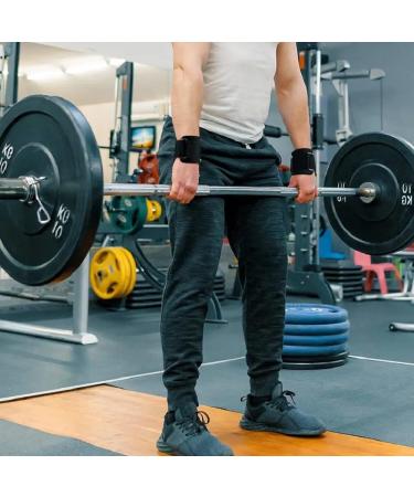 Zenlete Profi 2in1 Train Aid Wrist Bandages - Optimal Lifting Straps for Bodybuilding Weightlifting & Strength Training - Fitness Gear for Men & Women - Black - Buy Online on GoSupps.com
