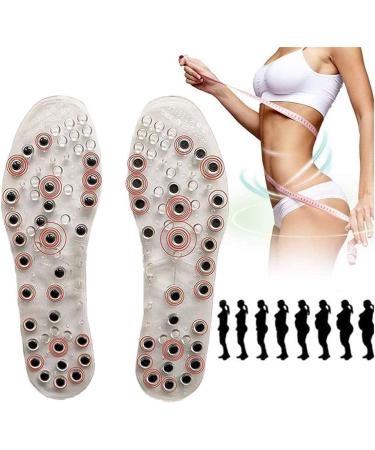 Magnetic Massage Insoles for Men & Women | Acupressure Shoe Inserts for Weight Loss & Circulation | Breathable & Deodorant - Size 39-40 - Buy Online on GoSupps.com