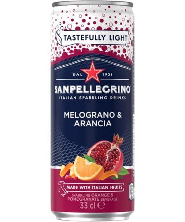 San Pellegrino Fizzy Soft Drink Mixed Case of 24-330ml Cans - Lemon Orange Orange & Pomegranate Lemon & Mint - Multi-Pack Of Refreshing Flavours Boxed Treatz - Buy Online on GoSupps.com