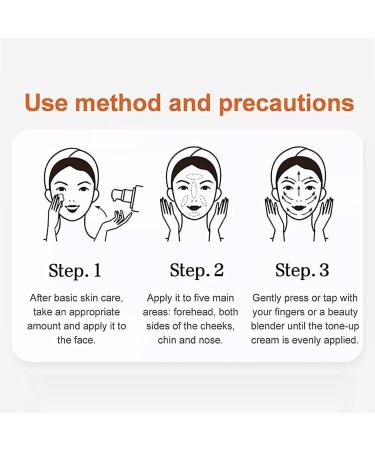 SANMOONLIT Japanese Vitamin C Makeup ToneUp Cream Five Vitamin C ToneUp Cream Long Lasting Moisturizing Clear Concealer for Oily or Acne Prone Skin2Pcs - Buy Online on GoSupps.com