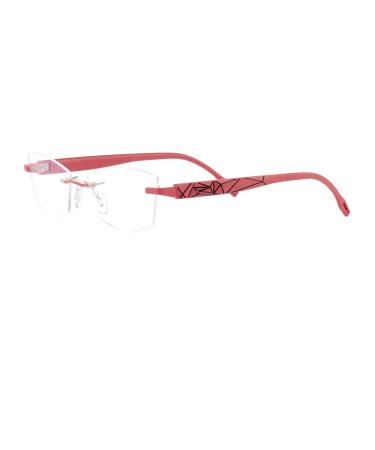 Switch it! Set with 3D pattern - interchangeable temples in different colors 135mm 3198: red-black