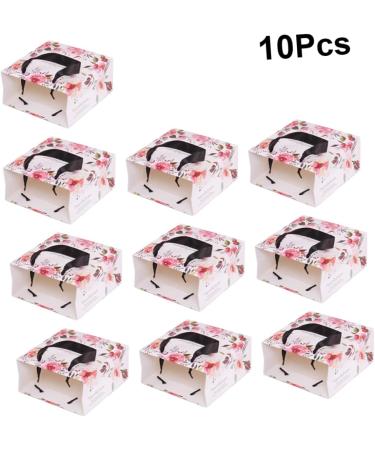 SEWOART 10pcs Xcm Tote Flower Storage Chocolate Bag Pattern Black Wedding Holiday - Buy Online on GoSupps.com