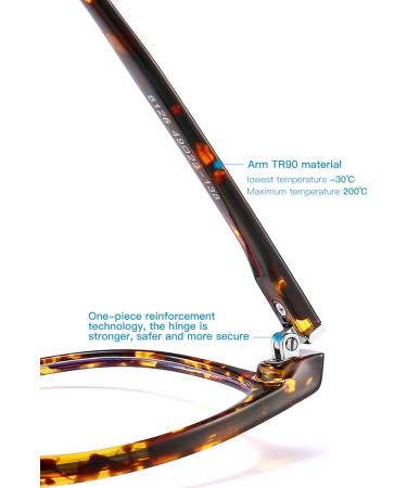 CNLO Blue Light Filter Glasses - Lightweight Computer Glasses for Men & Women | Reduce Eye Strain with Amber Lenses - Buy Online on GoSupps.com