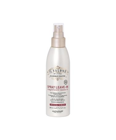 Il Salone Milano Professional Magnificent Leave In Spray - Leave In Hair Treatment for Long-Lasting Color Protection Shine & Moisture - Enriched with Almond Oil - Salon-Quality Hair Care (200 ml)
