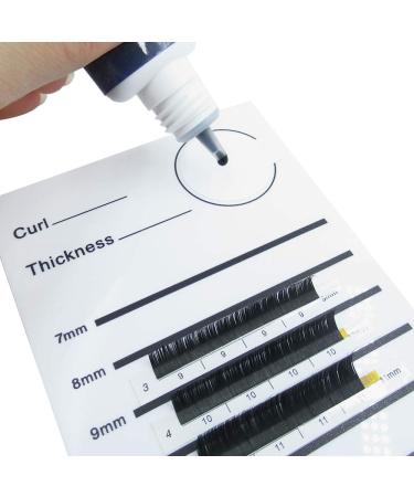 5 Pieces Acrylic Eyelash Extension Pallet Set by B&Q Lash - Lash Tile Hand Plate Holder for Adhesive Glue - Eyelash Tools - Buy Online on GoSupps.com