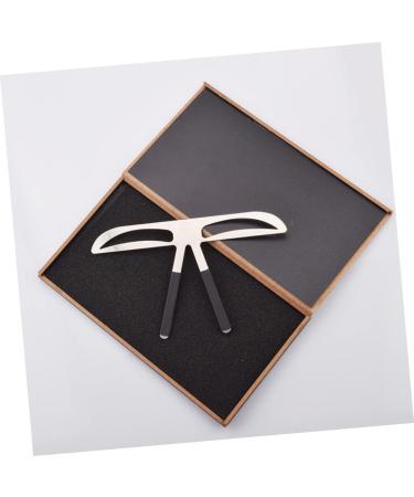 VINTORKY Eyebrow Drawing Tools Eyebrow Caliper Assistant Grooming Stencil Brow Stencils Tool Balance Ruler Miss Stainless Steel - Buy Online on GoSupps.com