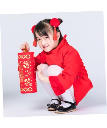 Beaupretty 3 Pairs Tassel Hair Ball Hair Clip Baby Tiara Chinese New Year Hairpins Kids Hair Clips for Girls Chinese Style Barrettes Child Artificial Fur Issue Card Red Princess - Buy Online on GoSupps.com