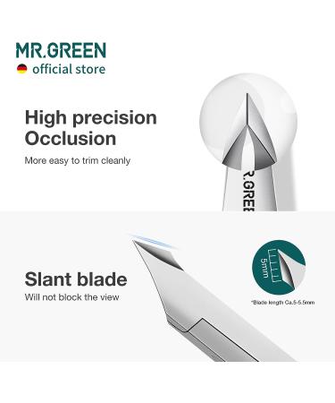 MR.GREEN Colored Titanium Cuticle Nippers & Pusher Set - Nail Manicure Clippers for Dead Skin Removal - Buy Online on GoSupps.com