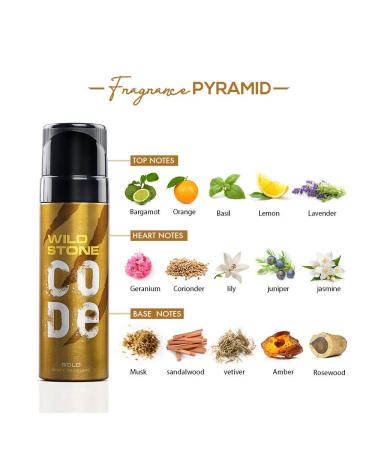 Wild Stone Code Gold Body Perfume Spray for Men 120ml - Buy Online on GoSupps.com