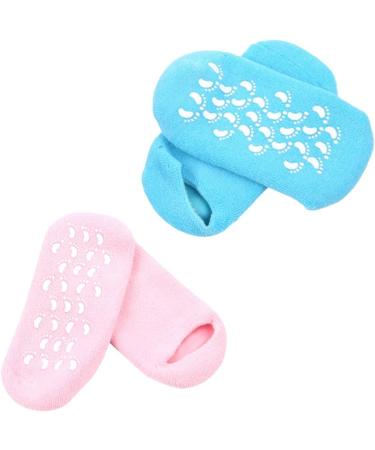 Buy Moisturizing Heel Socks - 2 Pairs Spa Gel Socks for Women | Repair & Hydrate Ankle Boots & Forefoot Damping - Buy Online on GoSupps.com