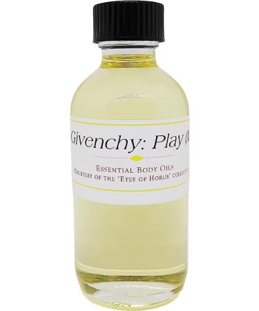 Gevinchi: Play - Type For Men Scented Body Oil Fragrance Regular Cap - Light Gold - 2 oz. - ID#23924 2 Fl Oz (Pack of 1)