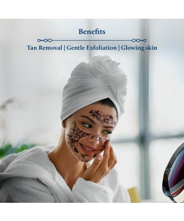 Blue Nectar Coffee Ubtan Powder with Plant Based Niacinamide for Tan Removal & Natural Exfoliation | Ayurvedic Detan Face Cleanser for Skin Brightening (100 gm 11 Herbs) - Buy Online on GoSupps.com