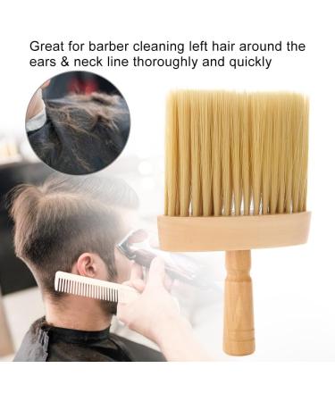 Demeras Hair Cut Cleaning Brush Barber 16x11x4 Neck Face Duster Brush Salon Hair Cleaning Wooden Sweep Brush Hair Cut Hairdressing Tool - Buy Online on GoSupps.com