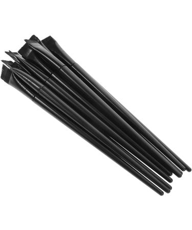 BIUDECO 36 Pcs Eyeliner Brush Eye Shadow Brush Eyeliner Smudge Tool Eyeshadow Brush Black Wooden Handle - Buy Online on GoSupps.com