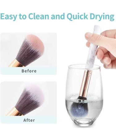 Make-Up Brush Cleaner Beauty brush Cleaning Liquid Mild Water Based Brush Puff Cleaner-Removes Makeup Dead Skin Bacteria and Dirt from Makeup Brushes Cruelty-Free Fast Drying Easy to Use - Buy Online on GoSupps.com