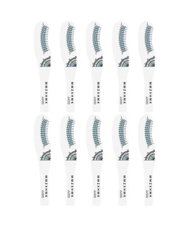 FRCOLOR 40 Pcs Eyelash Measuring Ruler Mascara Tool Lash Measuring Tools Lash Ruler Curly Suite 1 count (Pack of 1) As Shownx4pcs