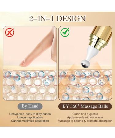  ALIIP ALIIP Eye Cream Serum with Caffeine 20g Eye Cream and Puffy Eye Contour Serum with Massage Ball - Buy Online on GoSupps.com