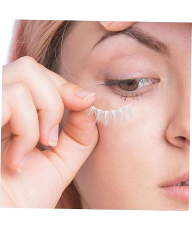 HAPINARY 2 Pairs White False Eyelashes Fake Eyelashes Fake Lashes Makeup Supplies Makeup False Eyelashes Performance Makeup Eyelashes Women Eyelashes Cosmetics Chemical Fiber Japanese Miss - Buy Online on GoSupps.com