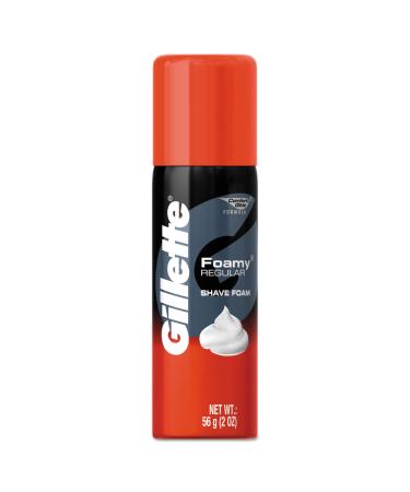 Gillette 14501 Foamy Shave Cream Original Scent 2 oz Aerosol 48/Carton