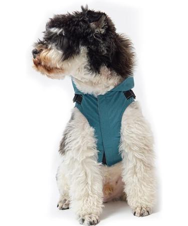 Shop Petcute Dog Rain Jacket - Waterproof Windproof with Reflective Stripes | Adjustable Hood for Small Medium & Large Dogs - Blue - Buy Online on GoSupps.com