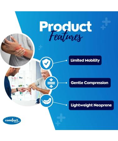 Comfort Cool Thumb CMC Restriction Splint - Beige Left Medium Plus (7-7/8" to 8-1/4") | International Shipping - Buy Online on GoSupps.com