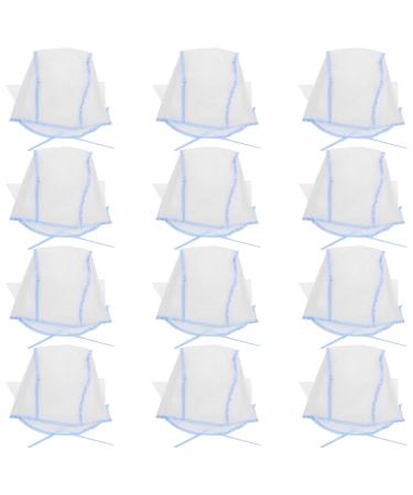 CLISPEED Lot de 12 Bonnets de Mise en Valeur Jetables Bleus Film Imperm able Trous pour Teinture des Cheveux Taille Unique Adapt e Salon Coiffure Accessoire Pratique pour M ches et