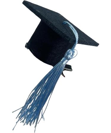 AIYING Small Graduation Hat - 3D Doctoral Hat Hair Clip Headband | 10 3D Graduation Hat Hairpins Dress up Photo Decoration Supplies for Graduation Blue - Buy Online on GoSupps.com