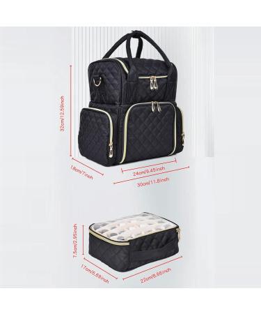 JAYIOLA Large Nail Polish Organizer for Nail Polishes and Nail Art Tools for Women - Buy Online on GoSupps.com