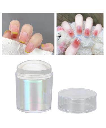 Professional Nail Art Stamper - Silicon Stamp Tool for Home Salon | Transparent Clear Nail Art Kit with Plates for French Smile Line - Buy Online on GoSupps.com