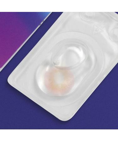 Natural Pink Contact Lenses - Glamlens Jasmine Pink - Silicon Comfort - Dia 14.00 - 1 Pair + Container - Perfect for All Occasions - Buy Online on GoSupps.com
