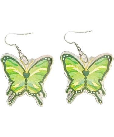 Shop Feyley Butterfly Dangling Earrings | Unique Acrylic Charm Y2K Jewelry - Perfect Birthday Gift - Buy Online on GoSupps.com