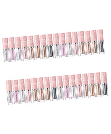 NOLITOY 32 Pcs Eye Shadow Eyeshadow Makeup Stuff Lady Parts Metallic Eye Glitter Makeup Shimmer Liquid Miss