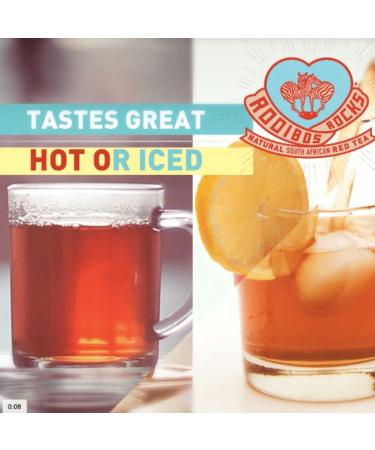 Rooibos Rocks Organic Loose Leaf Rooibos Tea - 16oz | Caffeine-Free South African Herbal Tea | Immunity Boosting Red Bush Tea - 1lb Pack - Buy Online on GoSupps.com